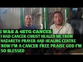 Christ healed my cancer from Nazareth prayer and healing centre