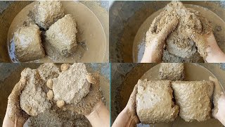 Soft Dusty Creamy Texture😁🤤 | Pure Brown Dirt 🤎| Water Crumbling 💦💦| CRUSH ASMR