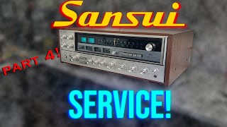 Sansui QRX-5500 Service! - Part 4!  [Copious Amounts Of VR's!!] #audio