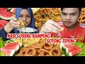 Mukbang Simple‼Makan Nasi Goreng Kampung With Sotong Goreng Tepung#mukbangmalaysia