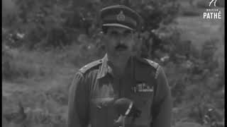 Operation Polo  Maj Gen El Edroos Announcing Formal Surrender of Hyderabadi Army to India