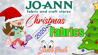 Christmas Fabric Shopping At Joanns | 2020 Sneak Peek | The Sewing Room Channel