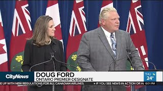 Doug Ford to work with feds on U.S. trade dispute