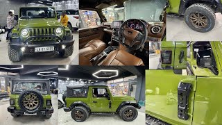 Mahindra Thar From Ladakh For Modification | Paint Change | Ceramic Coating | Bharat Car Detailing