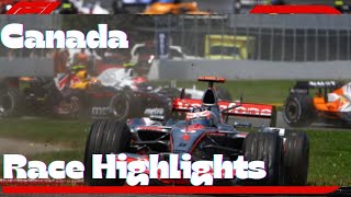 F1 2007 Canadian Grand Prix Extended Race Highlights (Round 6)