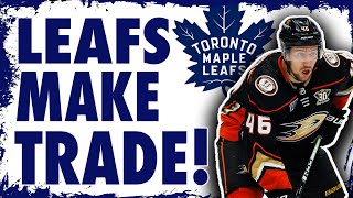 Maple Leafs make trade with the Ducks!