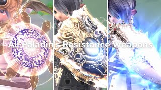 ナイトのレジスタンスウェポン（RW）全形態の見た目のまとめ（全5種）~Final Fantasy XIV~