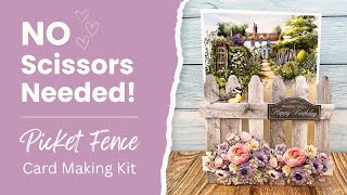 Pretty Picket Fence 💌💐 Card Making Kit