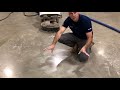 how to remove an acid stain from polished concrete