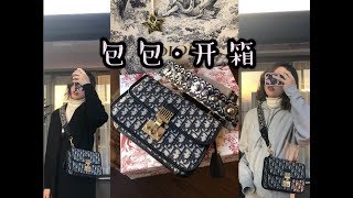 【包包开箱】Dior 老花包/ 超百搭➕复古的包包/ Shopping Haul