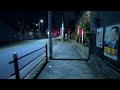 walking japan｜a night walk in kuwazu higashisumiyoshi ward osaka city 大阪・桑津の夜散歩。