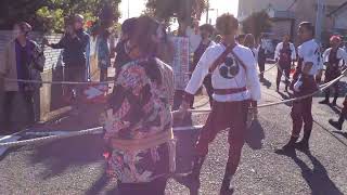 令和四年服織田神社祭典西五丁目屋台居酒屋出発