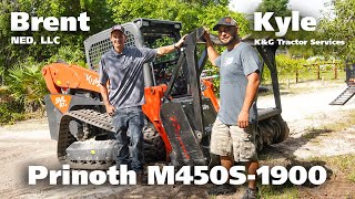 Kyle with K\u0026G Tractor Service Talks Forestry Mulching with his New Prinoth M450S-1900 Mulcher.