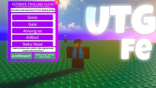 Roblox Fe Ultimate Trolling Gui Script Insane Best Roblox Utg Trolling Roblox Fe Ultimate Trolling Gui Script Insane Best Roblox Utg Trolling