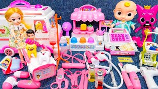 15 Minutes Satisfying with Unboxing Pinkfong Ice Cream Store Cash Register, Doctor Toys | ASMR