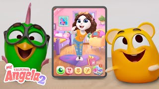 Tom’s Pets Play MY TALKING ANGELA 2! ✨ NEW GAME TRAILER 🎮