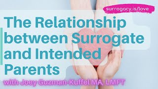 Surrogate and Intended Parent Relationships: Trust and Communication w/Joey Guzman-Kuffel MA, LMFT