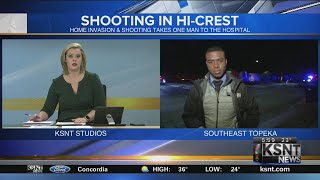 Man rushed to hospital after being shot during southeast Topeka home invasion