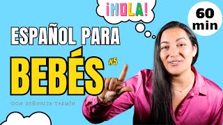 Spanish baby learning 5 - Español para bebés con Señorita Yasmín - Sign language, words & songs!