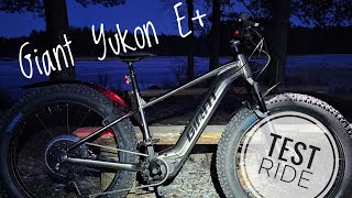 Giant Yukon E+ 2025 Fatbike testing - sähköläskipyörän ensipuraisu - with EN subs