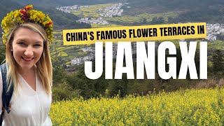 China's Canola Flower Terraces in Wuyuan, Jiangxi