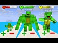 Mikey EVOLUTION Game with JJ - Normal vs Mutant vs Muscle - Maizen Minecraft Animation