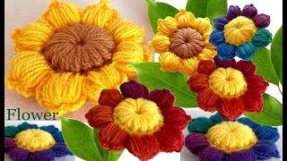 COMO HACER FLORES para bolsos lindos diademas llaveros a Crochet