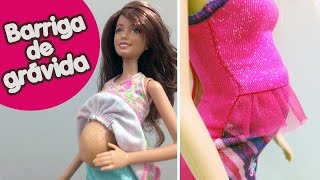 Barriga de Grávida para Barbie - Como fazer