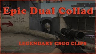 Dust 2 Double Mid peak Collad!!! - CSGO