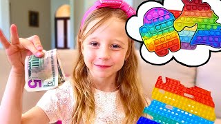 Nastya and her friends are playing Pop-It Challenge | Compilation of videos for kids