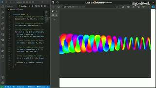 Interactive Audio Visualization with p5.js | Dynamic Circle Spectrum