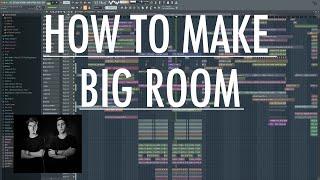 [FL STUDIO] HOW TO MAKE BIG ROOM LIKE SABERZ, HUSMAN & BLASTERJAXX (FREE FLP)