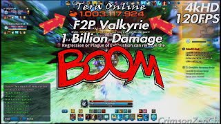 [TERA ONLINE PS5] F2P Valkyrie 1 Billion Damage | Ultra Realistic Graphics Gameplay - 120fps