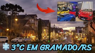 ❄️3°C EM GRAMADO/RS - FRIO CONGELANTE NA SERRA GAÚCHA / AGOSTO 2024.