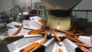 Fresh and cooked sausages packaging in vertical machine (VFFS) in MAP