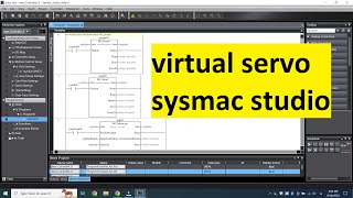 sysmac studio virtual servo simulation #plc #omron #tips