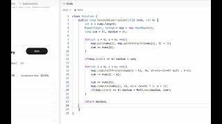 2461. Maximum Sum of Distinct Subarrays With Length K