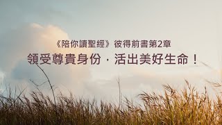 彼得前書2章/陪你讀聖經《領受尊貴身份，活出美好生命！》