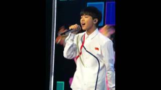 【TFBOYS 王俊凯】五四青年节晚会飯拍 王俊凯演唱少年说 超清晰版【Karry Wang】