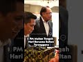 Perdana Menteri Anwar Ibrahim makan tengah hari bersama Sultan Terengganu