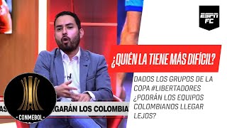 ¿Qué equipo colombiano tiene el fixture más complicado en Conmebol #Libertadores?