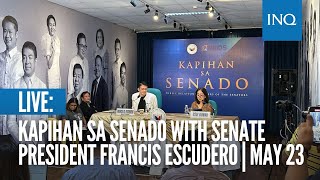 LIVE: Kapihan sa Senado with Senate President Francis Escudero | May 23