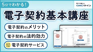 5分でわかる「電子契約」基本講座｜GMOサイン