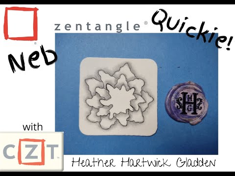 Zentangle Quickie Neb Youtube