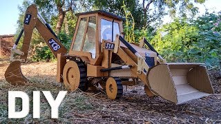 Coolest Cardboard Hydraulic JCB |  (DIY Bulldozer/Excavator/CAT JCB)
