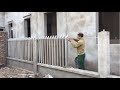 Techniques For Making Precast Cement Concrete Fences - Easy And Beautiful Construction