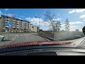 driving in södertälje dashcam sweden daytime driving