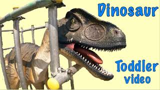 Dinosaurs for kids | Toddler dinosaur videos | Dinosaur in cage