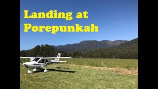 Jabiru flying adventures Porepunkah airstrip