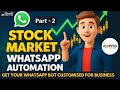 📈 Stock Market on WhatsApp? | Real-Time Stock API Automation That Will Blow Your Mind! 💥📲 | Rappid